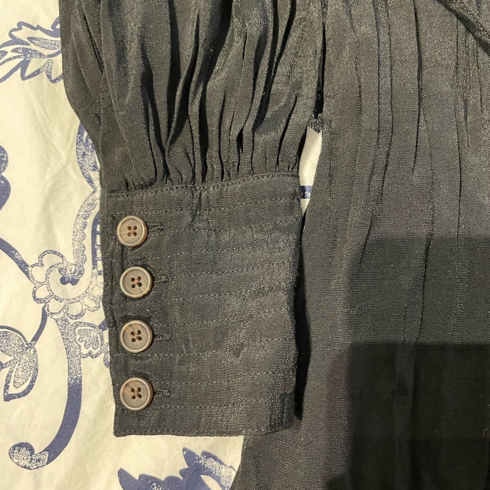 Banana Republic Black Long-Sleeve Dress - Picture 3 of 3